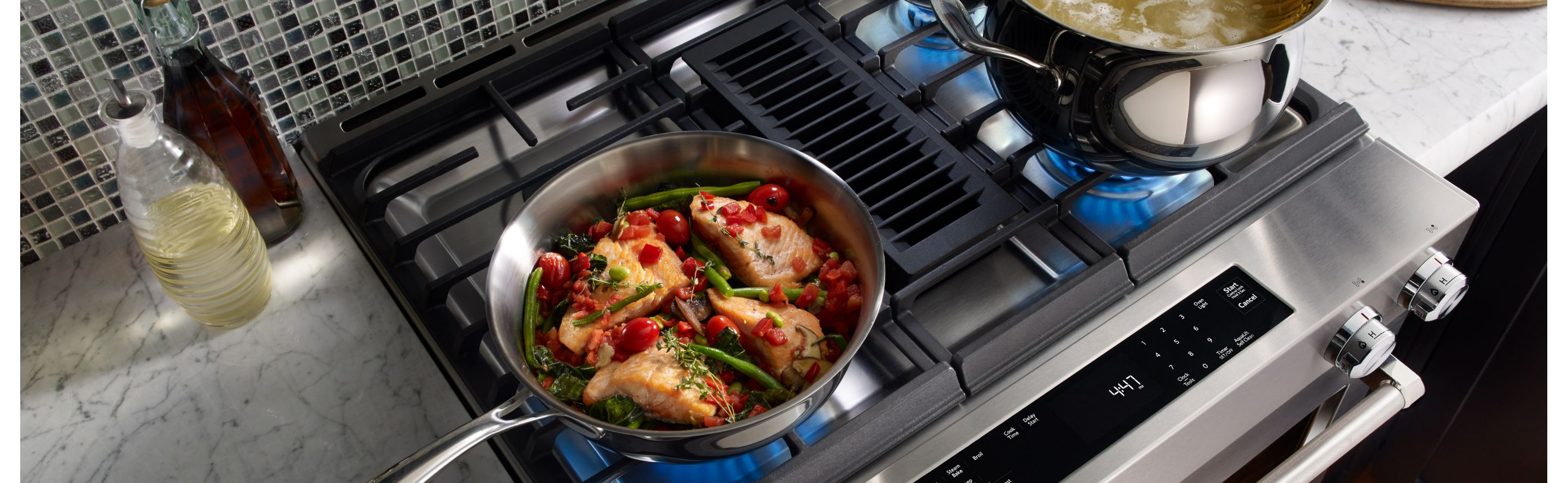 What Is a Downdraft Range or Cooktop? KitchenAid